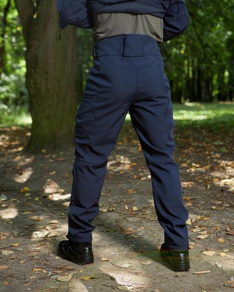 Штани Soft Shell Military темно-сині розмір S M-43 фото