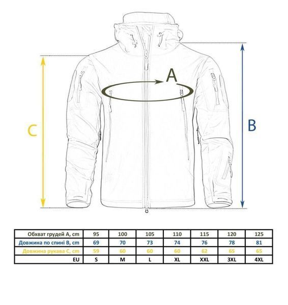 Куртка Shark Skin SoftShell multicam розмір S 03832-S фото