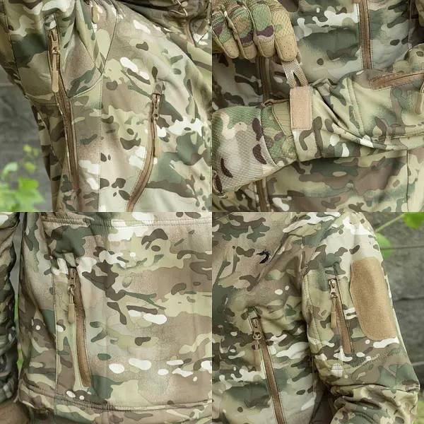 Костюм Soft Shell мультикам куртка та штани G2 з наколінниками розмір S 01799-S фото