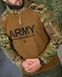 Тактична флісова кофта army койот, фліска койот армія україни,фліска койот мультикам,фліск army,фліска мультикам,флісовий реглан розмір S 52179 фото 3