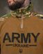 Тактична флісова кофта army койот, фліска койот армія україни,фліска койот мультикам,фліск army,фліска мультикам,флісовий реглан розмір S 52179 фото 4