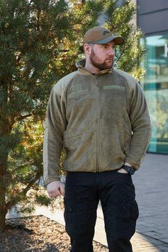 КОФТА ФЛІС PROPPER&reg; GEN III POLARTEC&reg; FLEECE JACKET, TAN (койот) размер L/R (Фактично 52/54) 9071885 фото