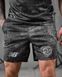 Летний комплект Stone Island, летний чёрный костюм, костюм чёрный футболка шорты Stone Island, милитари костюм Stone Island 87456 фото 6