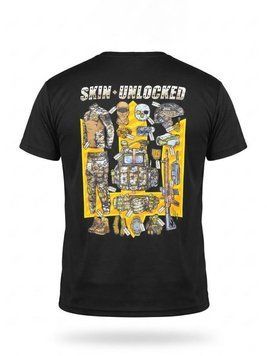 Тактична футболка SELION Unlock black ТР6762 розмір M 95270 фото