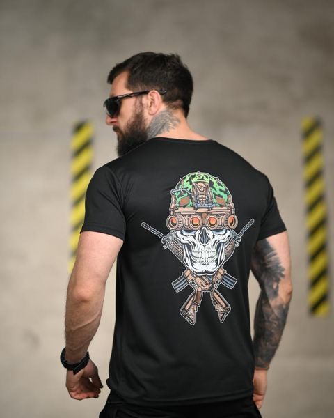 Тактическая футболка SELION викинг black ТР6844 размер M 95488 фото