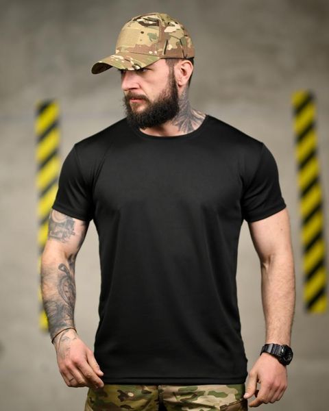 Тактична футболка SELION Force black ТР6850 розмір M 95495 фото