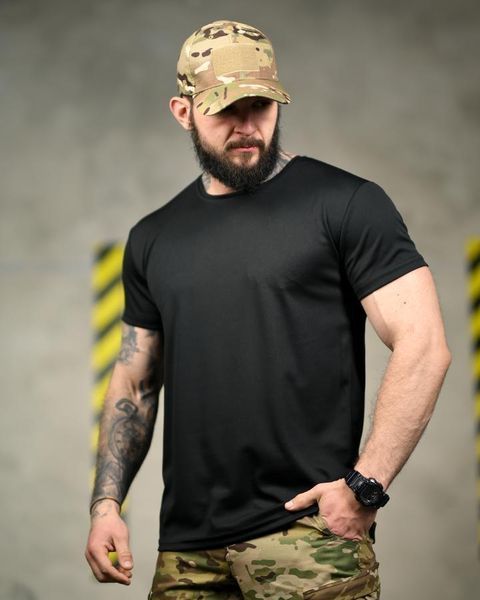 Тактична футболка SELION Force black ТР6850 розмір M 95495 фото