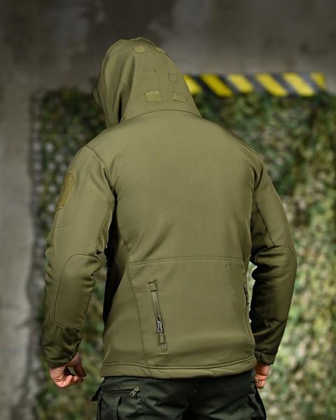 Демісезонна тактична куртка Soft Shell Silver Knight Windstoper олива ОР1233 розмір L 19485 фото