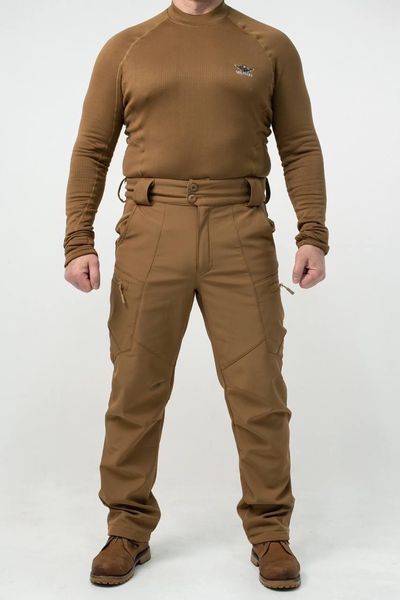 Военный усиленный комплект формы Soft Shell Military койот размер S 02597-S фото