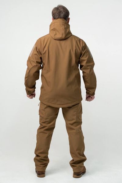 Военный усиленный комплект формы Soft Shell Military койот размер S 02597-S фото