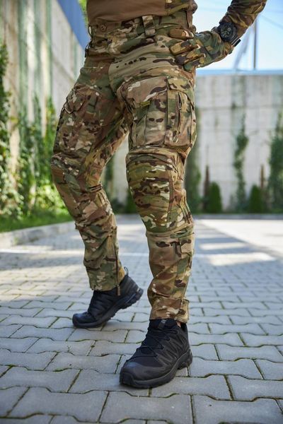 Тактически-полевые брюки с наколенниками KS-PRO Military, мультиками размер 46 806530 фото