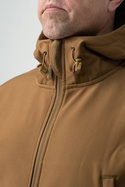 Военный усиленный комплект формы Soft Shell Military койот размер S 02597-S фото