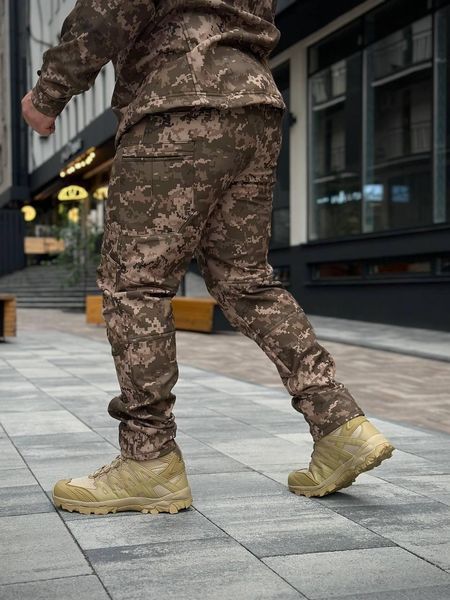 Тактичний костюм на флісі Soft Shell піксель розмір S 01896-S фото