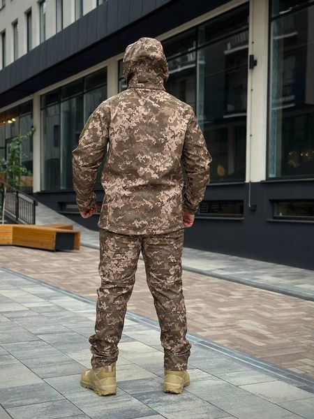 Тактичний костюм на флісі Soft Shell піксель розмір S 01896-S фото