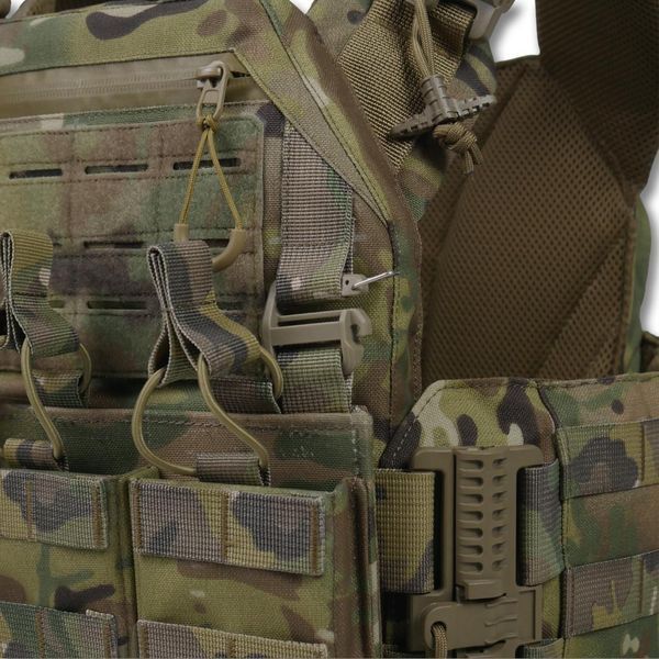 Плитоноска Kiborg GU gen.2 + з'ємна панель з 3-ма підсумками під 1 магазин, мультикам 45000 фото