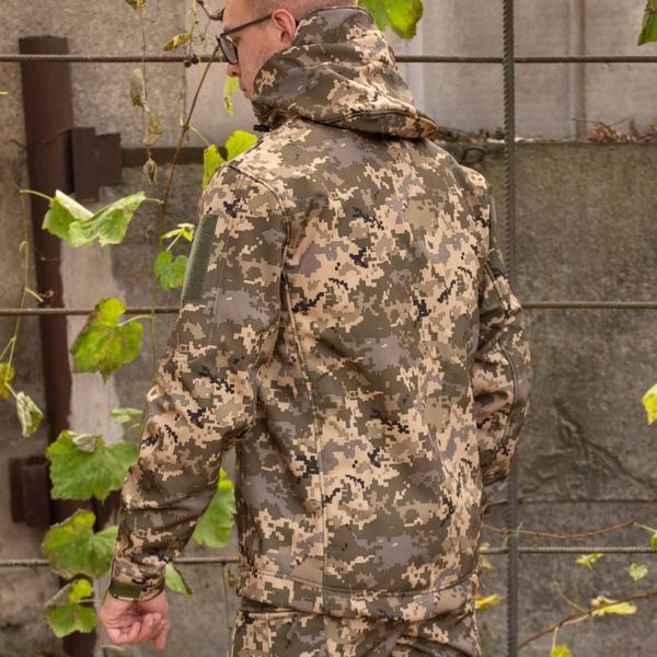 Куртка Soft Shell піксель Софтшелл Демісезон розмір S 01547-S фото