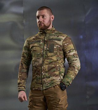 Флісова кофта вафелька мультикам Military розмір 46 398020 фото