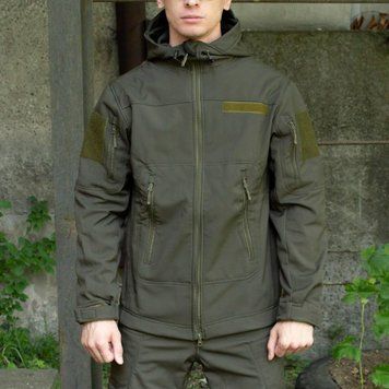 Куртка Soft Shell Олива Софтшелл Демісезон розмір S 01513-S фото