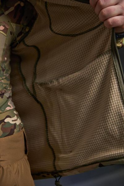 Флисовая кофта вафелька мультикам Military размер 46 398020 фото