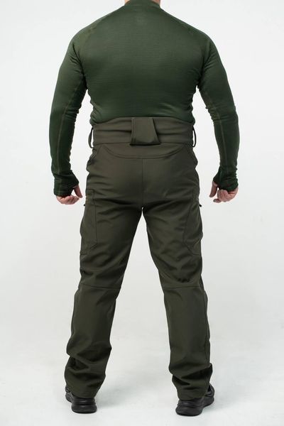 Утепленные военные брюки Soft Shell Military масло размер S 02611-S фото