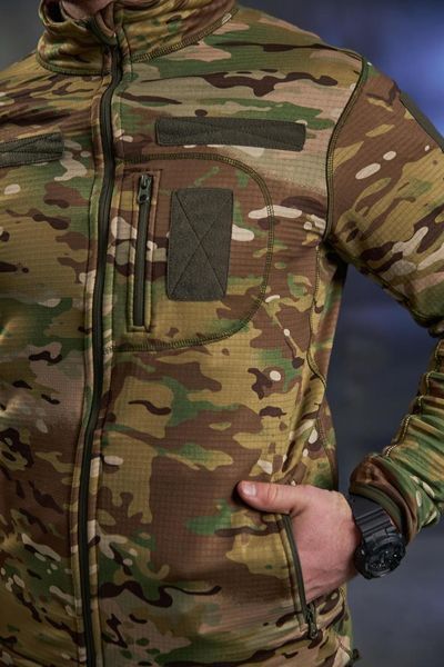 Флисовая кофта вафелька мультикам Military размер 46 398020 фото