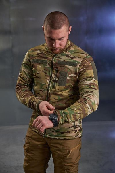 Флисовая кофта вафелька мультикам Military размер 46 398020 фото