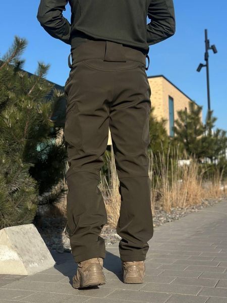 Утепленные военные брюки Soft Shell Military масло размер S 02611-S фото