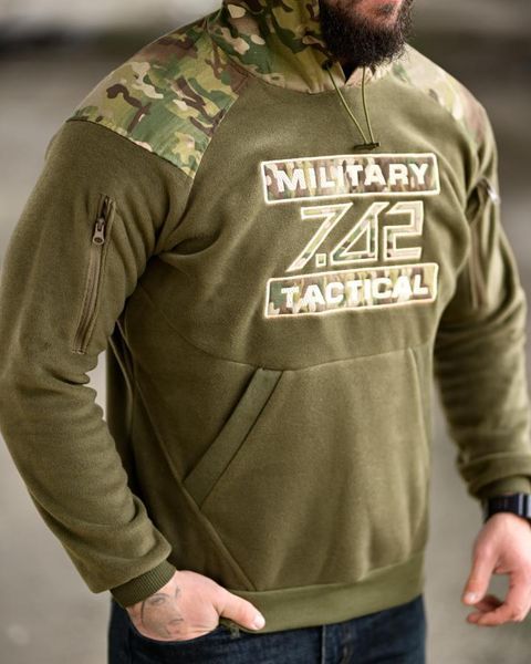 Флисовая худи 7.62 Military Tactical oliva ТР6460 размер M 94658 фото