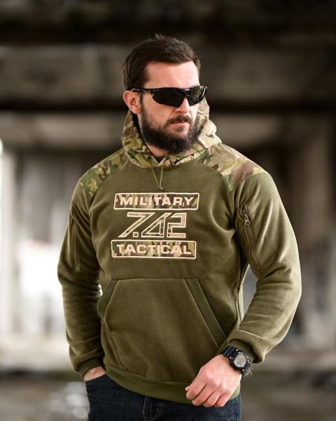 Флисовая худи 7.62 Military Tactical oliva ТР6460 размер M 94658 фото
