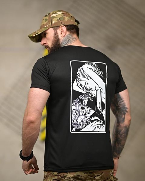Тактична футболка SELION Love black ТР6936 розмір M 95613 фото