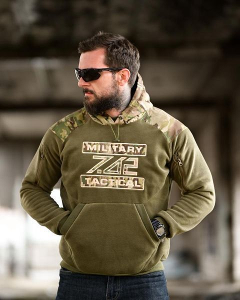 Флисовая худи 7.62 Military Tactical oliva ТР6460 размер M 94658 фото