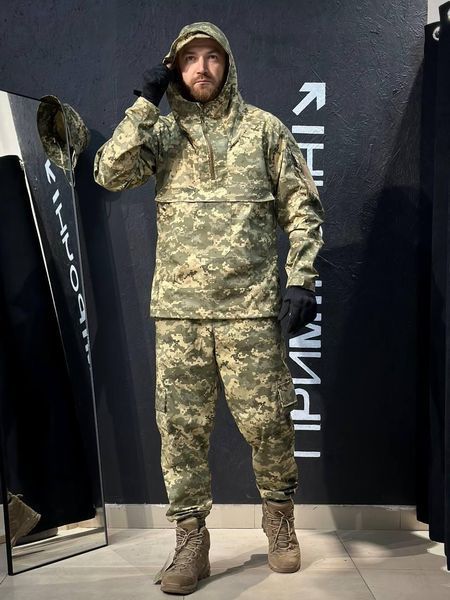 Тактичний Військовий Комплект Піксель Полегшений Gladiator Анорак Куртка + Штани Джогери мм14 розмір 46 03015-46 фото