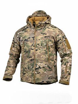 Демісезонна тактична куртка Soft Shell Silver Knight Windstoper мультикам розмір S 19491 фото