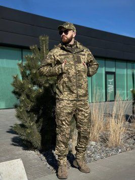 Військовий Комплект DE LUX Піксель TWILL 3 в 1 mm14 Убакс + Штани + Легка Куртка Military розмір 44 02791-44 фото
