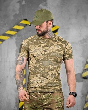 Тактична футболка hermit піксель coolpass (хороша якість)ВТ1168 розмір S 87478 фото