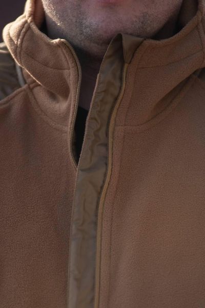 Кофта флісова Military + з капюшоном G5 койот розмір S 02418-S фото