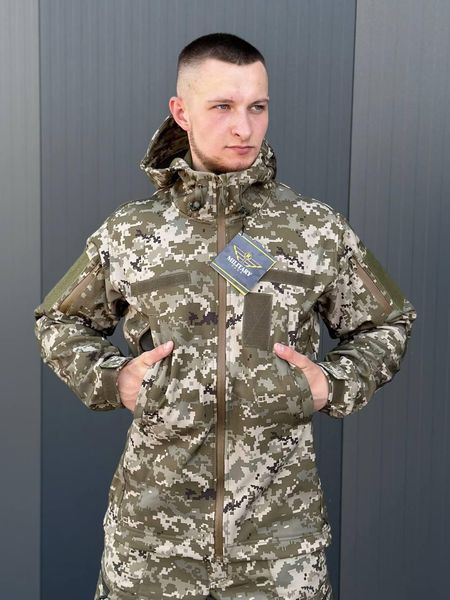 Куртка Софтшел піксель Military розмір S 00587-S фото
