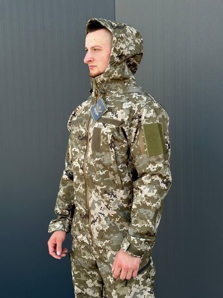 Куртка Софтшел піксель Military розмір S 00587-S фото