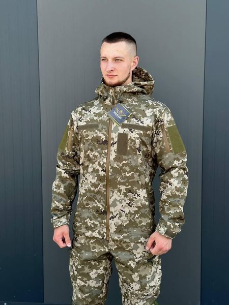 Куртка Софтшел піксель Military розмір S 00587-S фото