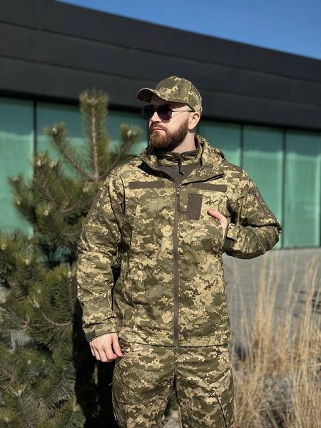 Военный Комплект DE LUX Пиксель TWILL 3 в 1mm14 Убакс + Брюки + Легкая Куртка Military размер 44 02791-44 фото