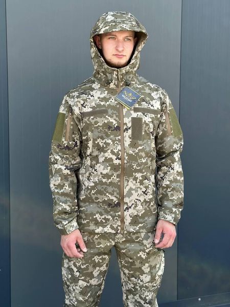 Куртка Софтшел піксель Military розмір S 00587-S фото
