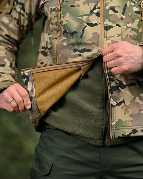 Демісезонна тактична куртка Soft Shell Silver Knight Windstoper мультикам розмір S 19491 фото