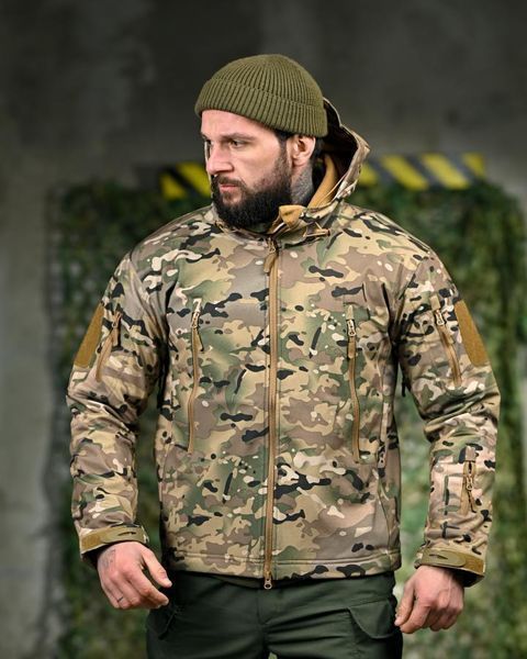 Демісезонна тактична куртка Soft Shell Silver Knight Windstoper мультикам розмір S 19491 фото