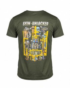 Tactical t-shirt SELION Unlocked olive TR6781 розмір M 95295 фото
