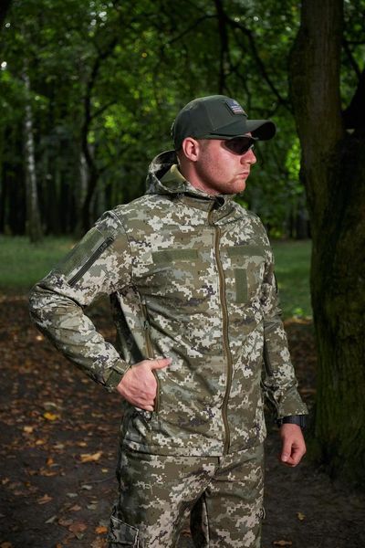 Куртка Soft Shell Combat піксель ЗСУ розмір 46 95992 фото