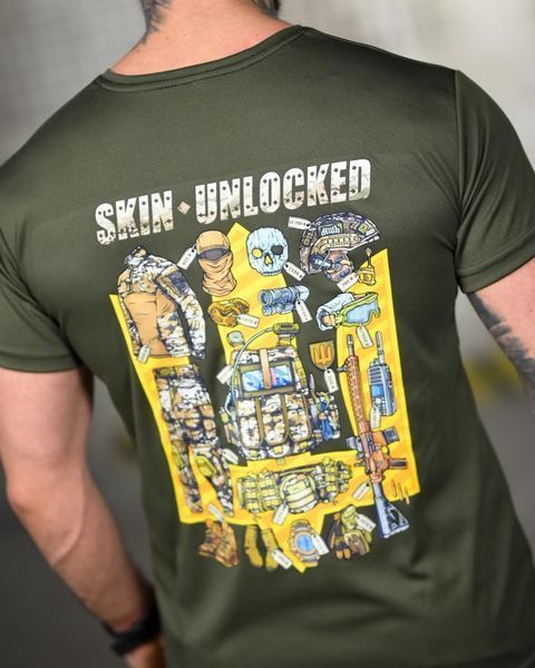 Tactical t-shirt SELION Unlocked olive TR6781 розмір M 95295 фото