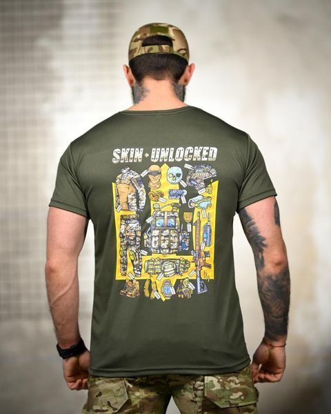 Tactical t-shirt SELION Unlocked olive TR6781 розмір M 95295 фото