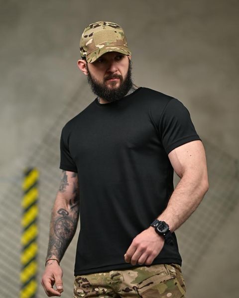Тактична футболка SELION Водій black ТР6930 розмір M 95607 фото