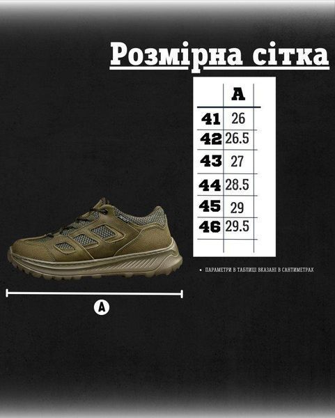 Літні тактичні кросівки PARTIOT олива ДЛ6469 розмір 40 91812 фото