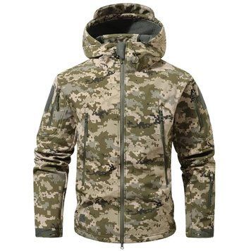 Куртка HWB на флісі софт шелл піксель Soft Shell розмір S 00224-S фото